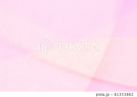 ピンク色系抽象的背景 ライン・曲線 半透明 和紙風 ピンク色系抽象的背景 ライン・曲線 半透明 和紙風 81353862