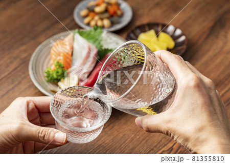 刺身 日本酒 家飲み 宅飲み 刺身 日本酒 家飲み 宅飲み 81355810