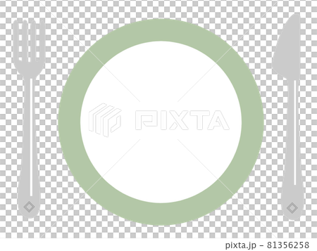 Fork, knife and plate item set Fork, knife and plate item set 81356258