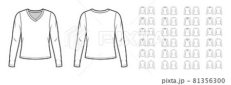 T-shirt American football technical fashion illustration with raglan short  sleeves, tunic length, crew neck, oversized. Flat top outwear template  front, back, white color. Women men unisex CAD mockup Stock Vector Image 