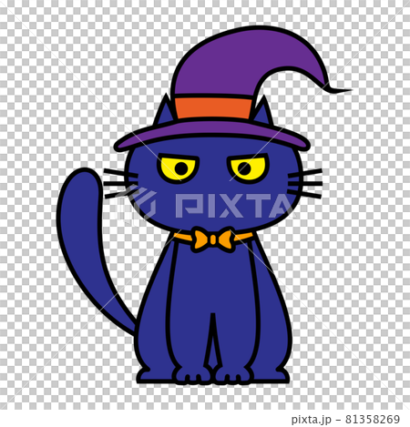 黒猫のかわいいイラスト ハロウィンなどで使える用 のイラスト素材 黒猫のかわいいイラスト ハロウィンなどで使える用 のイラスト素材