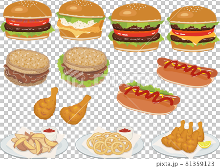 Fast food set 81359123