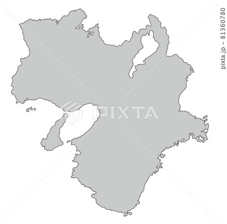 日本地方区分_近畿_無地_gry 日本地方区分_近畿_無地_gry 81360780