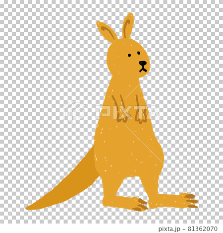 Kangaroo (wallaby) illustrations Hand-drawn and loose illustrations Kangaroo (wallaby) illustrations Hand-drawn and loose illustrations 81362070