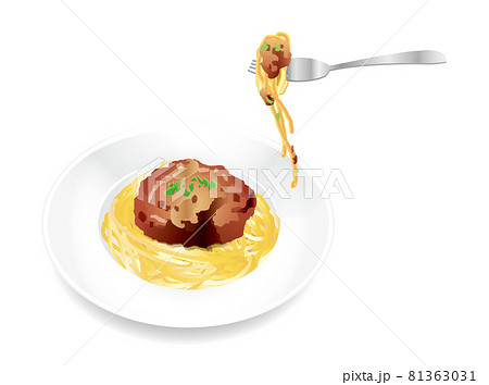 スパゲティミートソース 81363031