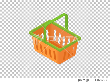 Illustration material of shopping basket 81363227