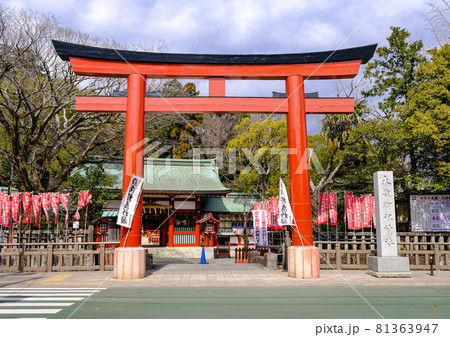 静岡浅間神社 赤鳥居 静岡浅間神社 赤鳥居 81363947
