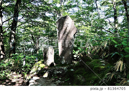 群馬県ー榛名山ー饒速日命と保食神の石碑 群馬県ー榛名山ー饒速日命と保食神の石碑 81364705