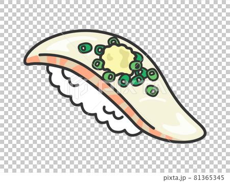 鯛魚壽司的插圖 81365345