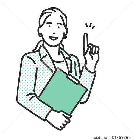 データを分析するコンサルタントのイラスト素材 81365765