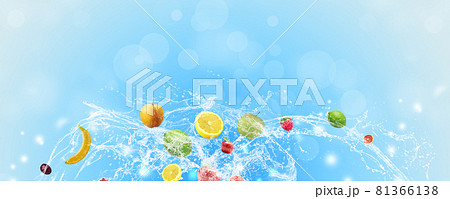 fresh summer healthy fruit banner fresh summer healthy fruit banner 81366138