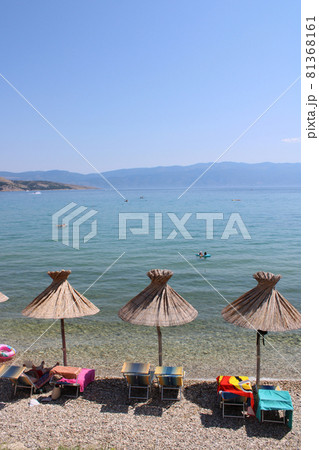 Baska, island Krk, Adriatic coast beaches, Croatia 81368161
