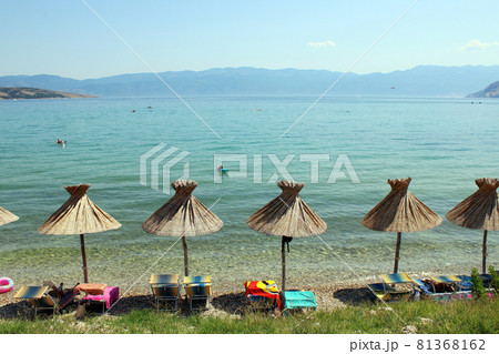 Baska, island Krk, Adriatic coast beaches, Croatia 81368162