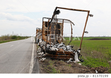 Lorry fire Lorry fire 81370199