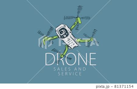 A drawn vector drone for sale and service A drawn vector drone for sale and service 81371154