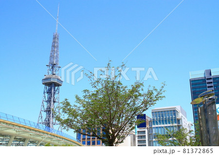名古屋市、名古屋テレビ塔とオアシス21の風景 81372865