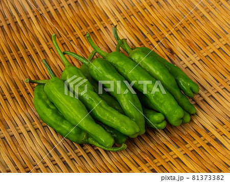 秋の野菜　ししとう 81373382