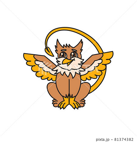 Griffin kid animal cute character  81374382