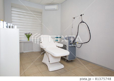 Laser epilation equipment in modern cosmetology clinic hair removal. Laser epilation equipment in modern cosmetology clinic hair removal. 81375748