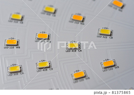 照明器具のプリント基板、面実装LED 照明器具のプリント基板、面実装LED 81375865