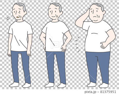 老年男性體型的變化 81375951