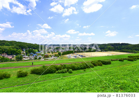 山口貯水池と村山貯水池と周辺の風景 山口貯水池と村山貯水池と周辺の風景 81376033