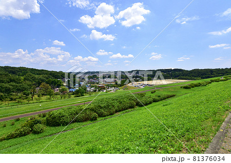 山口貯水池と村山貯水池と周辺の風景 山口貯水池と村山貯水池と周辺の風景 81376034