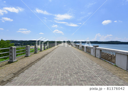 山口貯水池と村山貯水池と周辺の風景 81376042