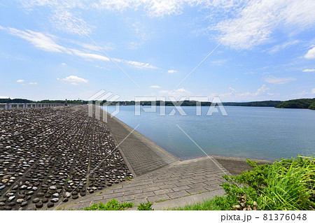 山口貯水池と村山貯水池と周辺の風景 81376048