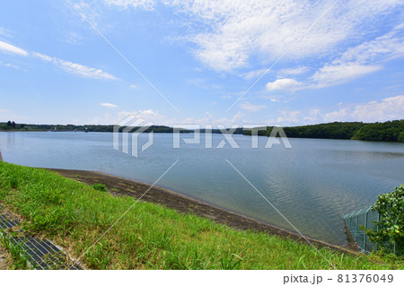 山口貯水池と村山貯水池と周辺の風景 山口貯水池と村山貯水池と周辺の風景 81376049