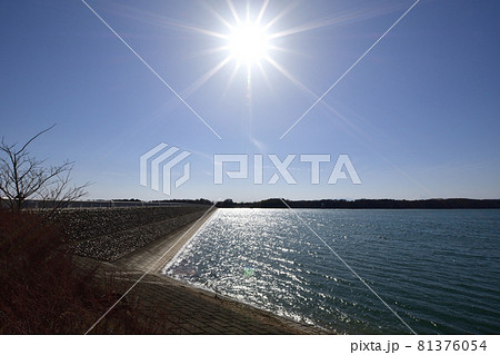 山口貯水池と村山貯水池と周辺の風景 81376054