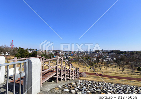 山口貯水池と村山貯水池と周辺の風景 81376058