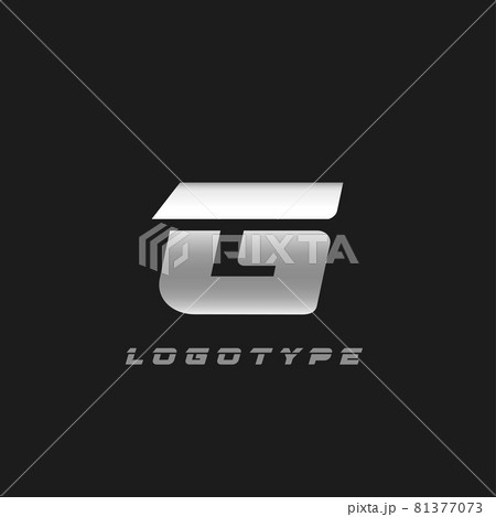 Blade silver letter G, bold italic cropped monogram. Aluminium iron metallic vector emblem for auto repair shop or automotive and race service modern logo. Blade silver letter G, bold italic cropped monogram. Aluminium iron metallic vector emblem for auto repair shop or automotive and race service modern logo. 81377073