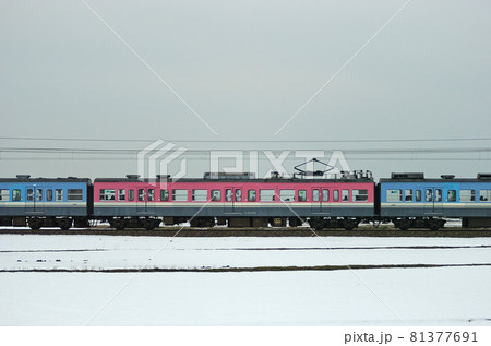 北陸本線　美川ー加賀笠間　JR西日本　415系　C01編成　②　モハ414-801（金沢）　山側 81377691