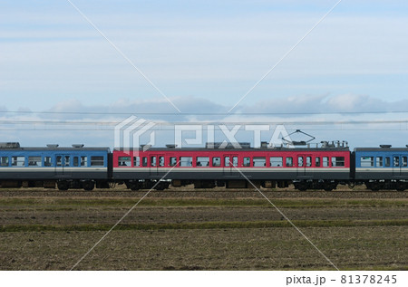 北陸本線　美川ー加賀笠間　JR西日本　415系　C05編成　②　モハ414-805（金沢）　山側 81378245