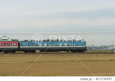 北陸本線　美川ー加賀笠間　JR西日本　415系　C10編成　③　クモハ415-810（金沢）　山側 81378497
