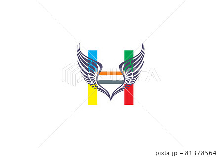 winged letter H 81378564