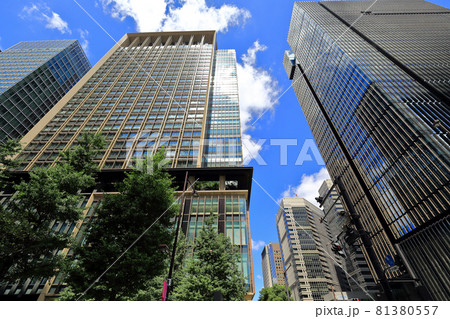 東京 丸の内の都市風景 丸の内永楽ビル 東京 丸の内の都市風景 丸の内永楽ビル 81380557