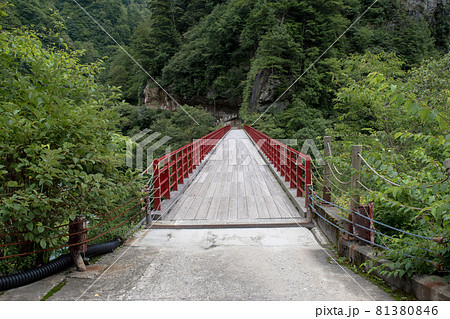 欅平の奥鐘橋 欅平の奥鐘橋 81380846