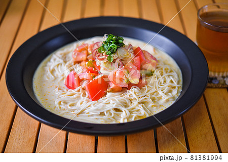 豆乳ピリ辛ぶっかけそうめん 81381994