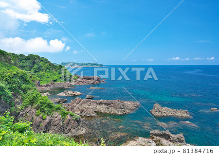 【奥能登 珠洲岬からの風景】 石川県珠洲市三崎町寺家 81384716