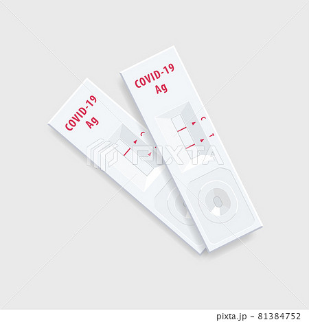 Antigen test kits (ATK) for COVID-19 vector. 81384752