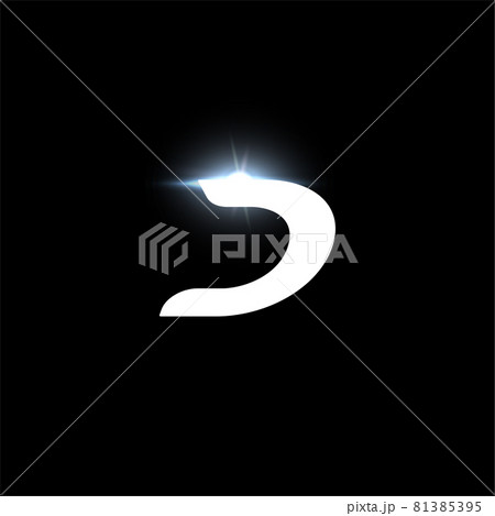 D letter logo, bold italic letter for automotive, speed race, sport label design and dynamic monogram. Vector futuristic and space logotype design D letter logo, bold italic letter for automotive, speed race, sport label design and dynamic monogram. Vector futuristic and space logotype design 81385395