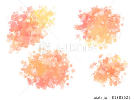金木犀のイメージ飾り枠のイラスト素材