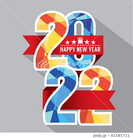 2022 Label Badge Vector Illustration. 2022 Label Badge Vector Illustration. 81385711
