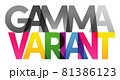 GAMMA VARIANT Colored rainbow text 81386123