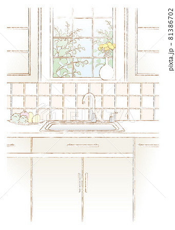 キッチンのベクターイラスト 81386702