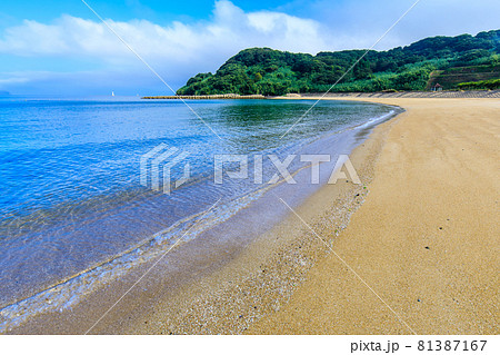 白浜海水浴場　【長崎県松浦市鷹島】 81387167