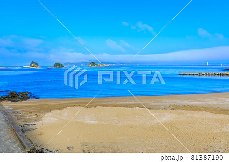 白浜海水浴場　【長崎県松浦市鷹島】 81387190