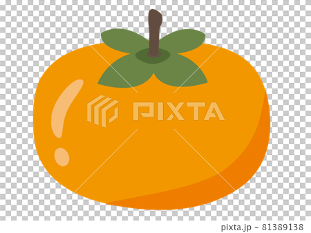 水果插畫 ★ 柿子 81389138